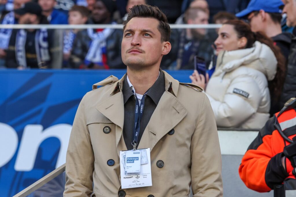 Michał Żyro podczas meczu Legii Warszawa