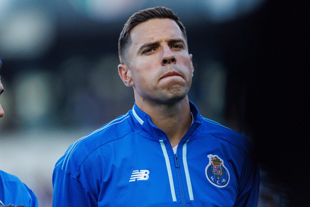 Jan Bednarek podczas meczu FC Porto
