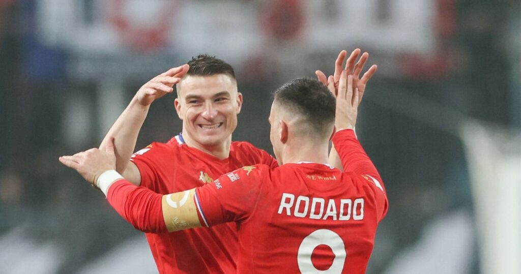 Jordi Sanchez w barwach Wisły Kraków podczas meczu Ekstraklasy
