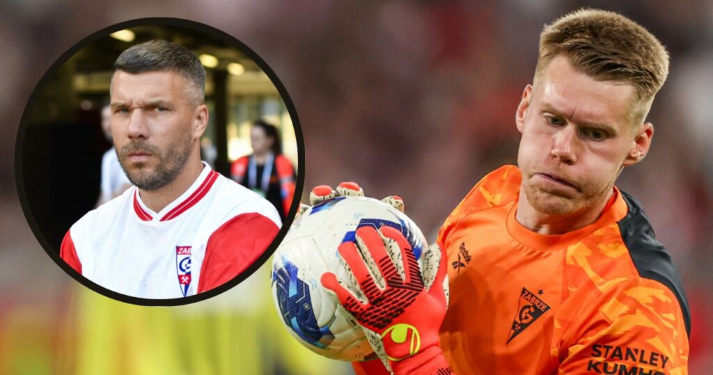 Piłkarze Górnika Zabrze podczas meczu Ekstraklasy