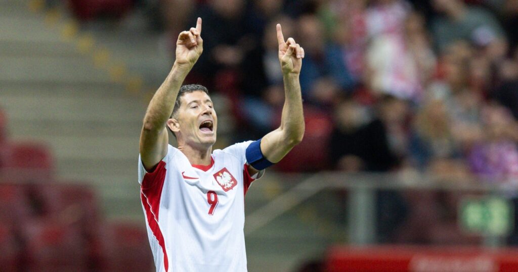 Robert Lewandowski podczas meczu Chicago Fire