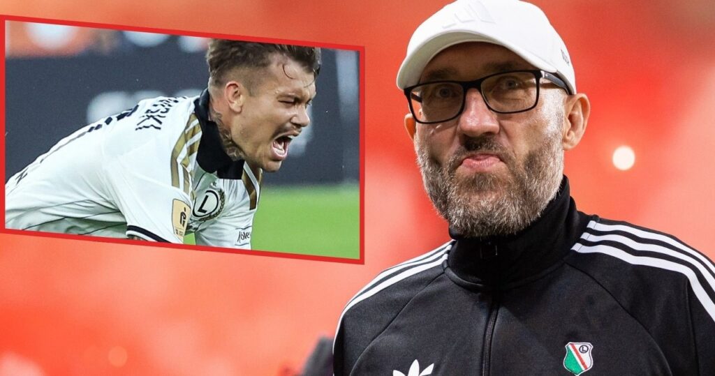 Kamil Piątkowski podczas meczu Legii Warszawa