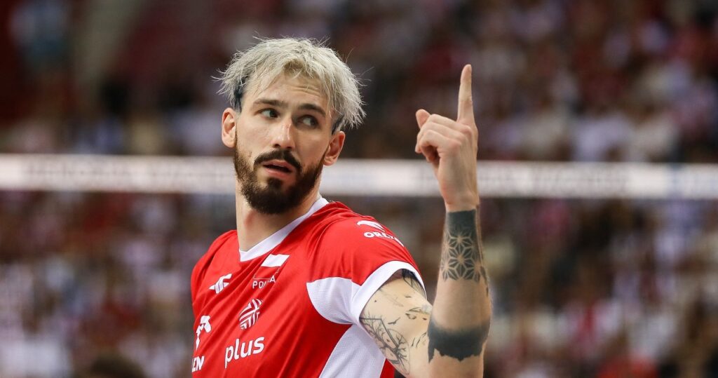 Polscy siatkarze podczas meczu Mistrzostw Europy 2026