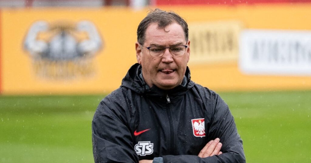 Reprezentacja Polski na meczu Ligi Narodów UEFA