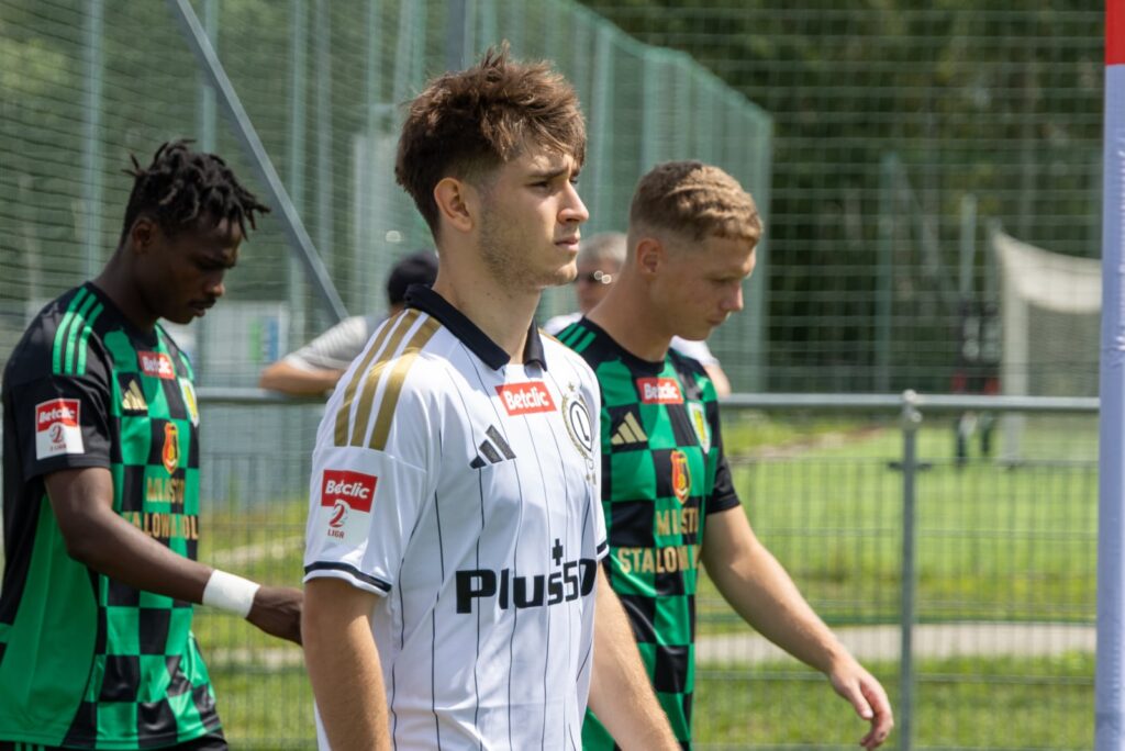 Mateusz Szczepaniak w barwach Legii Warszawa