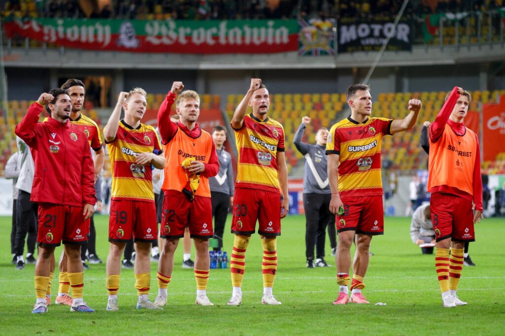Nik Prelec podczas meczu Jagiellonii Białystok