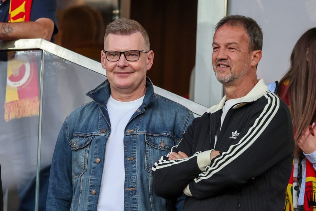 Fredi Bobić dyrektor sportowy Legii Warszawa podczas wywiadu