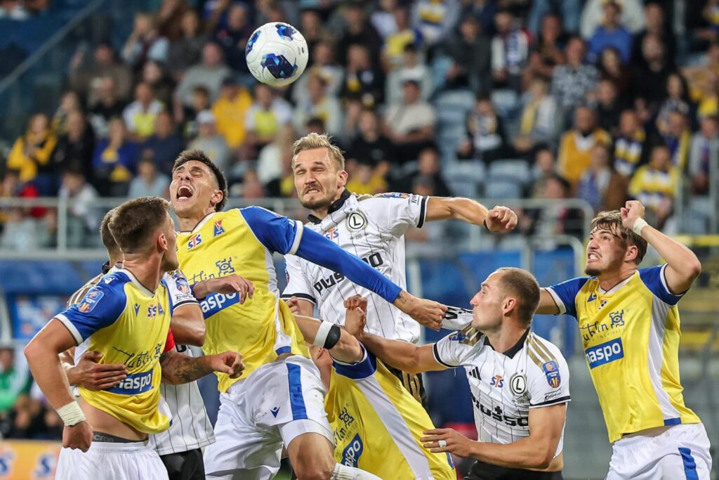 Mecz piłkarski Legia Warszawa kontra Motor Lublin
