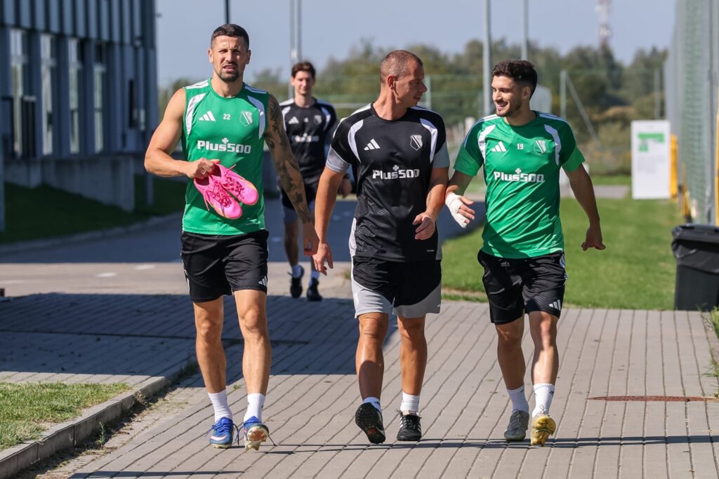 Trening Legii Warszawa przed meczem z Jagiellonią