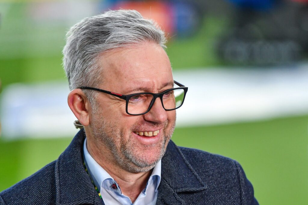 Jerzy Brzęczek podczas meczu reprezentacji Polski