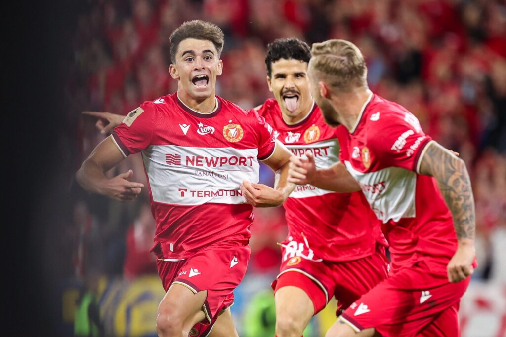 Mario Garcia podczas meczu Widzew Łódź - Wieczysta Kraków