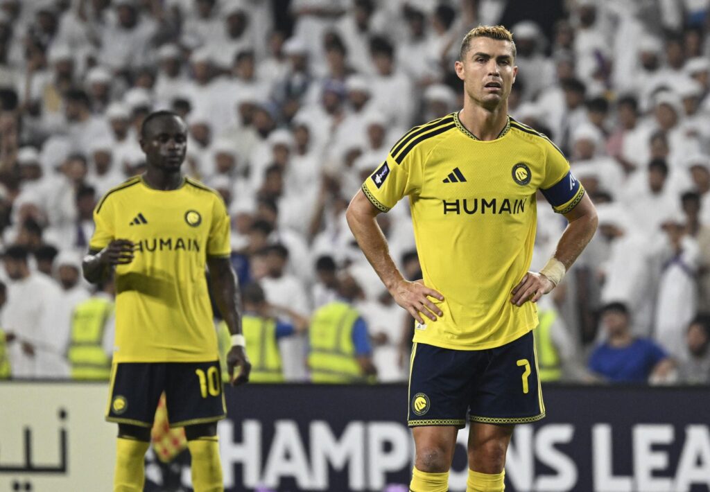 Cristiano Ronaldo podczas meczu AFC Champions League