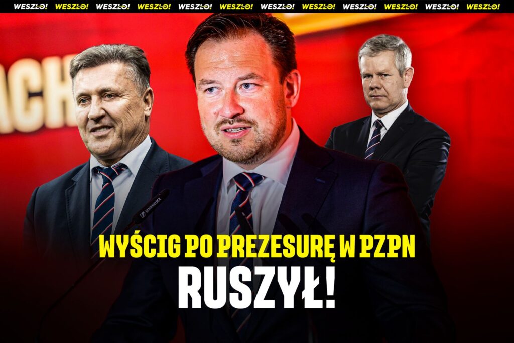 Łukasz Wachowski podczas wydarzenia PZPN