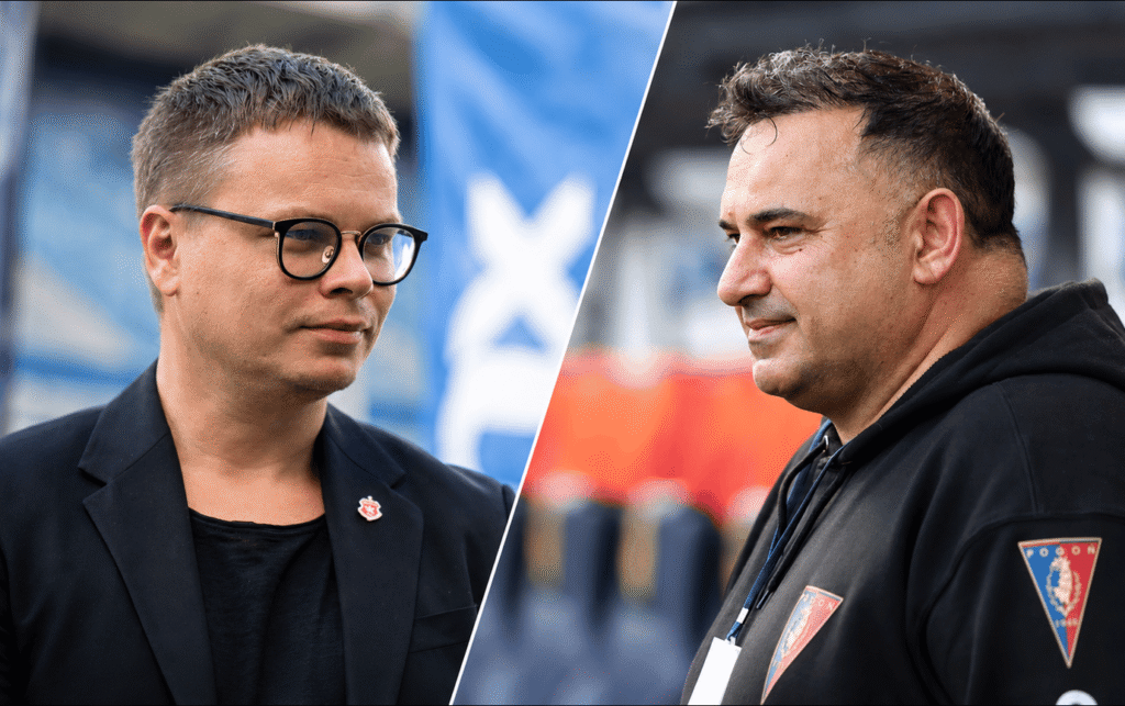 Jordi Sanchez w barwach Pogoni Szczecin podczas meczu