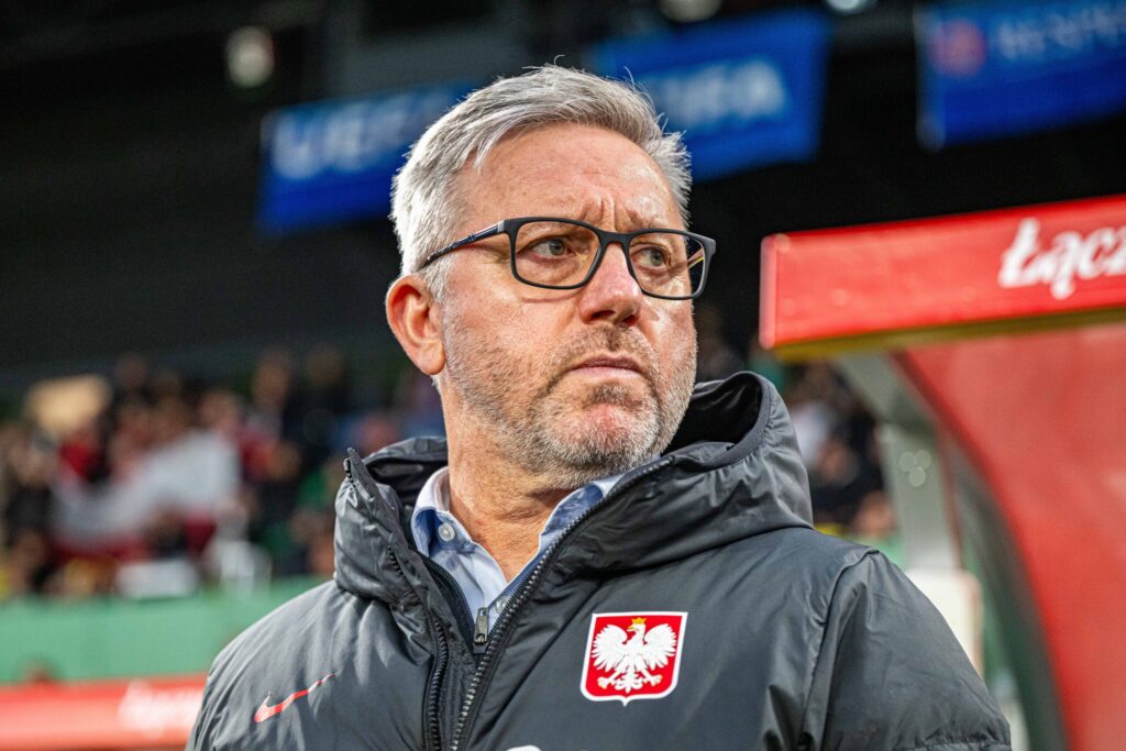 Reprezentacja Polski U-21 podczas meczu eliminacyjnego