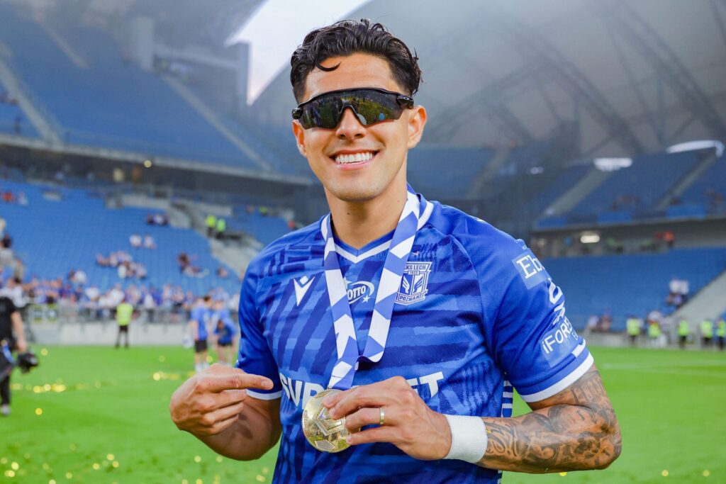 Paulo Bernardo w barwach Górnika Zabrze podczas meczu Ekstraklasy