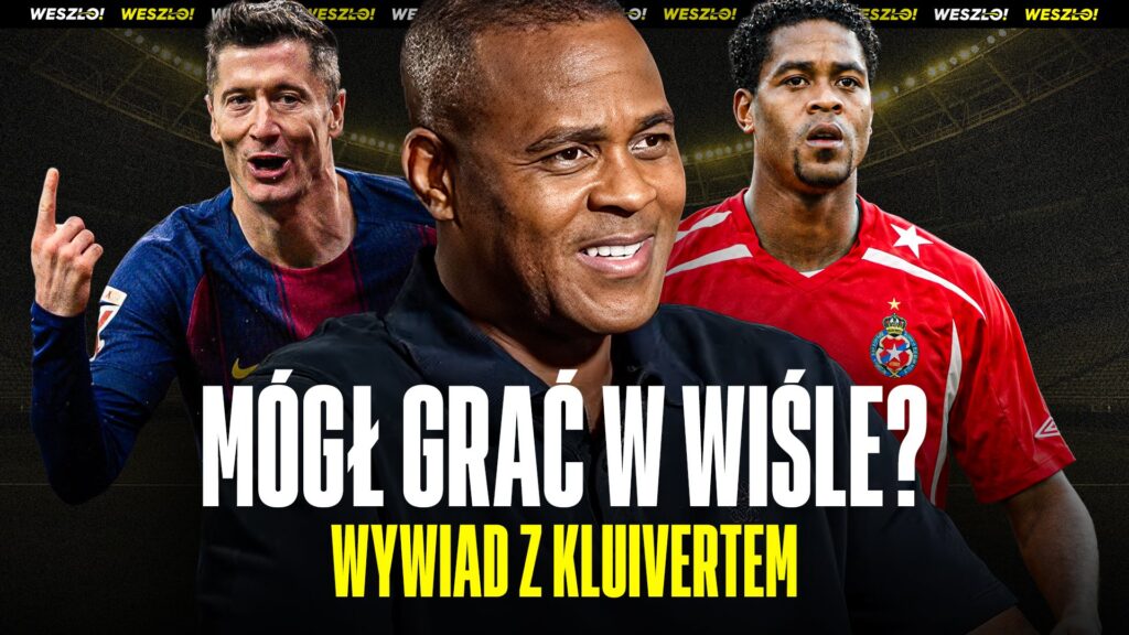 Patrick Kluivert podczas meczu FC Barcelony