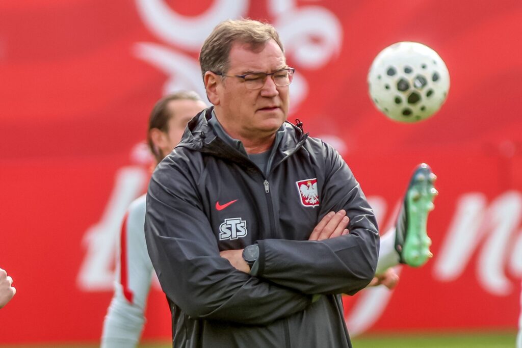 Reprezentacja Polski podczas meczu Ligi Narodów UEFA