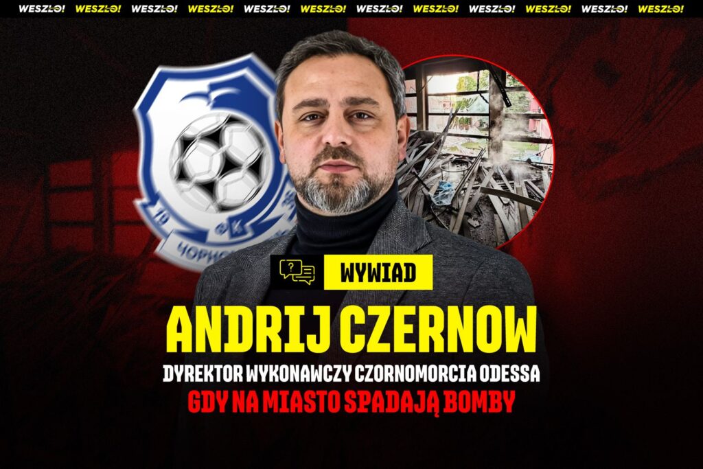 Zniszczony stadion Czornomorcia Odessa po ataku rakietowym