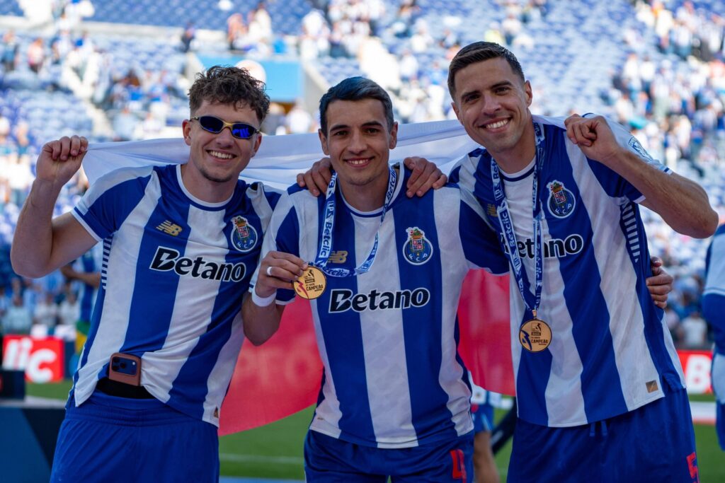 Piłkarze FC Porto podczas treningu przed meczem Ligi Mistrzów