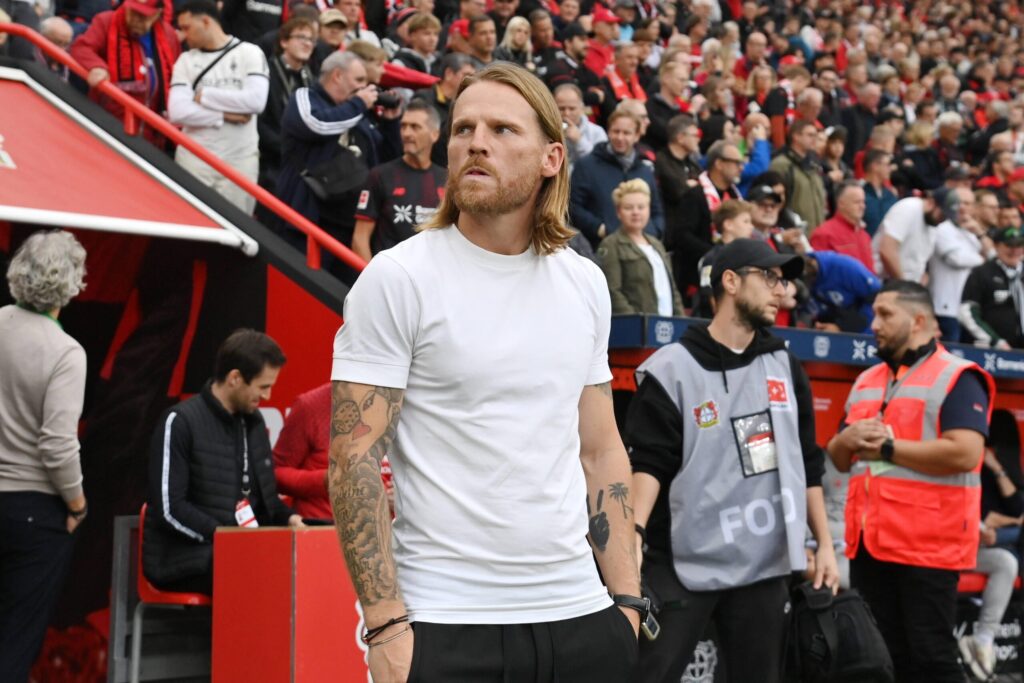 Eugen Polanski podczas meczu Bundesligi