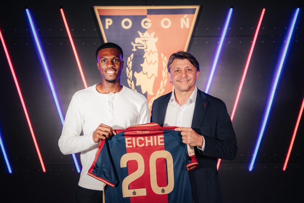 Isaiah Eichie w barwach Pogoni Szczecin