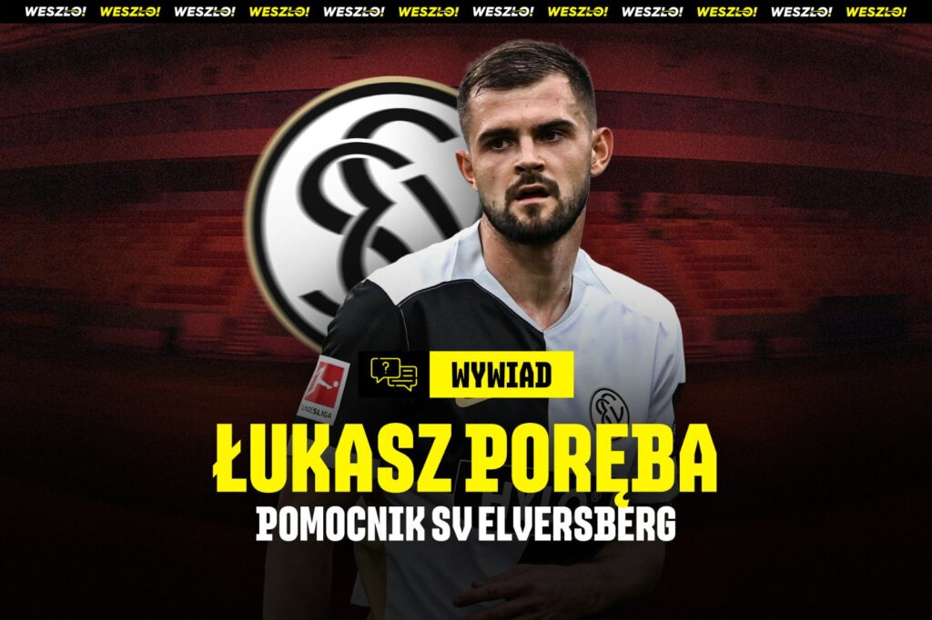 Łukasz Poręba w akcji podczas meczu Bundesligi