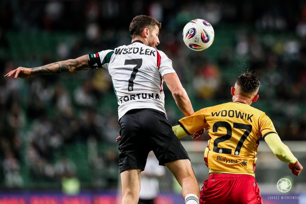 Mecz piłkarski Legia Warszawa kontra Jagiellonia Białystok