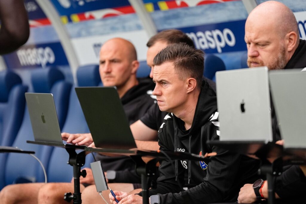 Mateusz Stolarski trener Widzewa Łódź