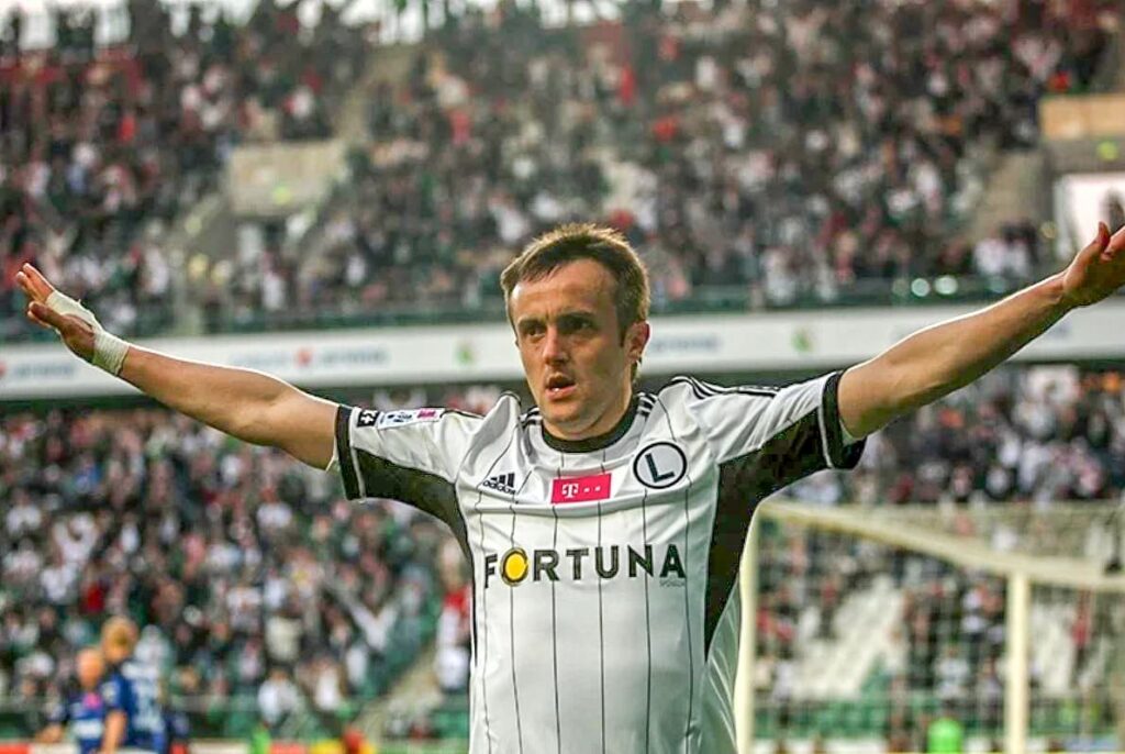 Miroslav Radović w barwach Legii Warszawa