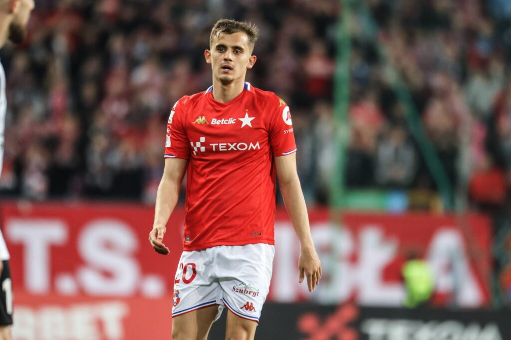 Ervin Omić w barwach Wisły Kraków