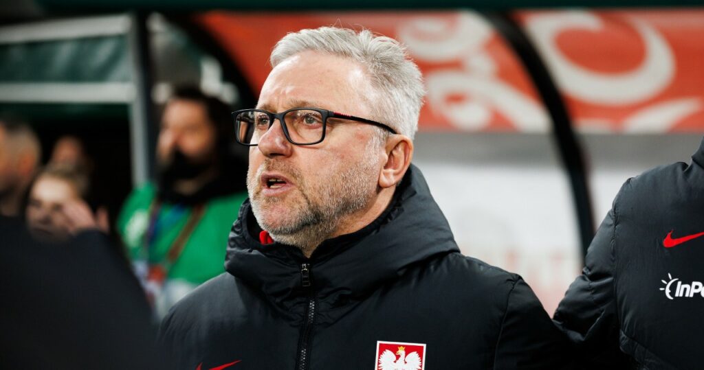 Młodzieżowa reprezentacja Polski w piłce nożnej podczas meczu