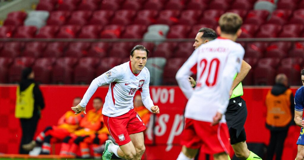 Mecz reprezentacji Polski w piłce nożnej na stadionie PGE Narodowy