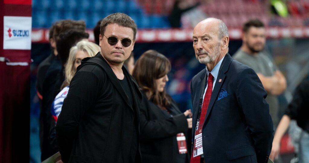 Kibice Wisły Kraków na stadionie