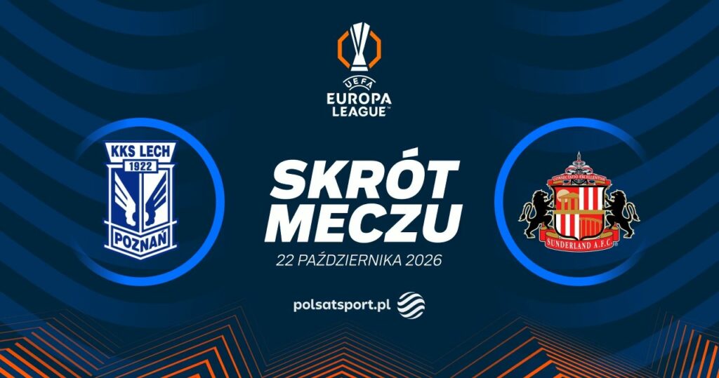 Piłkarze Lecha Poznań i Sunderland AFC walczą o piłkę podczas meczu Ligi Europy