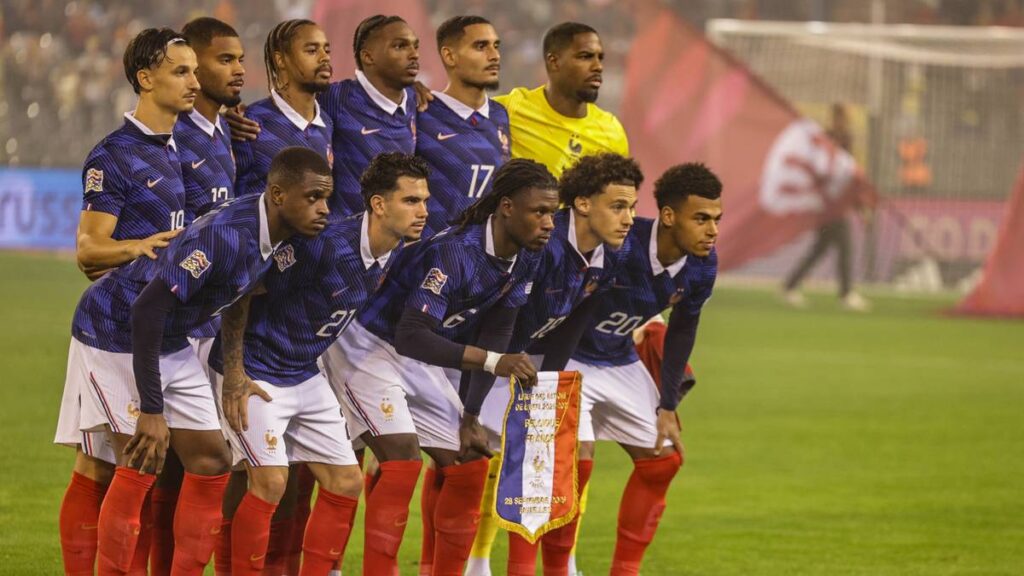 Mecz piłkarski reprezentacji Francji i Włoch w Lidze Narodów UEFA