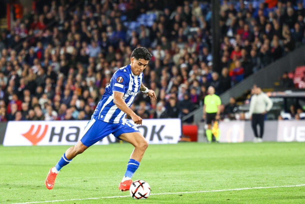Luis Palma strzela gola dla Hondurasu w Lidze Narodów CONCACAF