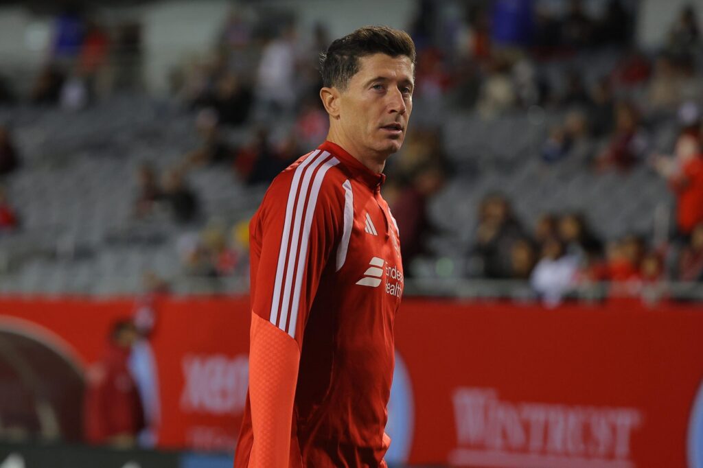 Robert Lewandowski podczas meczu MLS