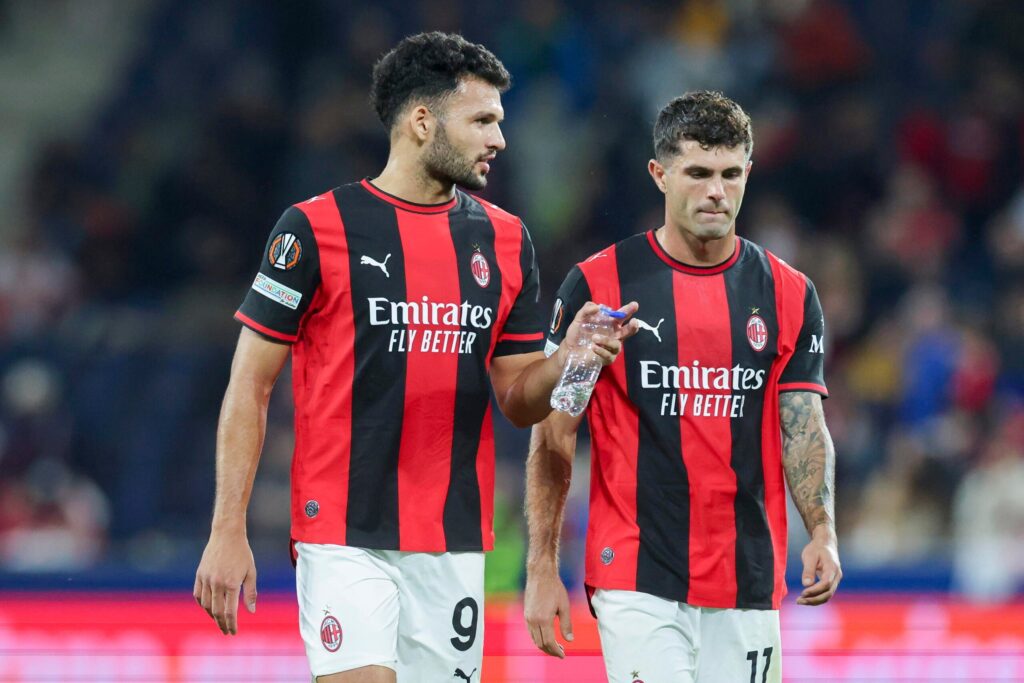 Nicola Zalewski podczas meczu Serie A Milan vs Atalanta