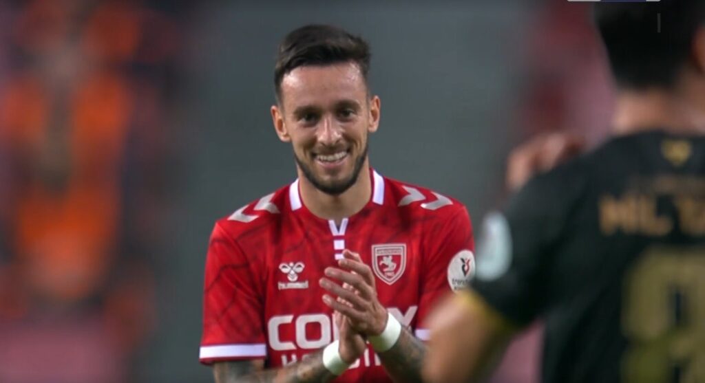 Afonso Sousa podczas meczu w tureckiej lidze