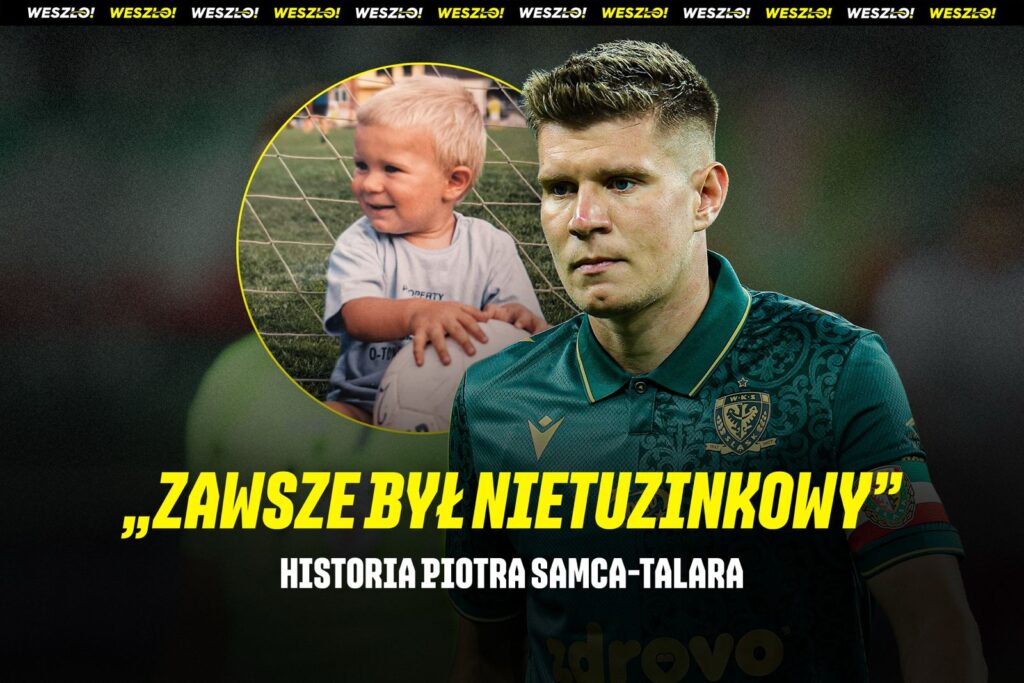 Piotr Samiec-Talar podczas meczu Ekstraklasy