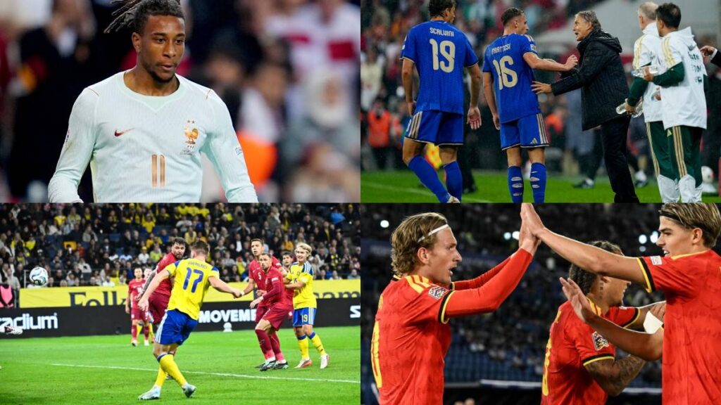 Piłkarska transmisja meczu Ligi Narodów UEFA