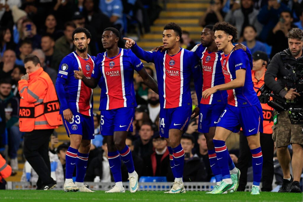 Mecz Manchester City kontra PSG na Etihad Stadium