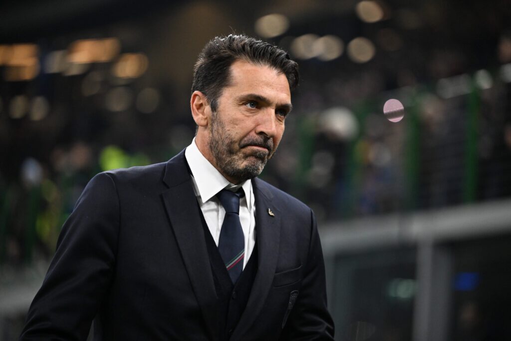 Gianluigi Buffon podczas meczu Juventus
